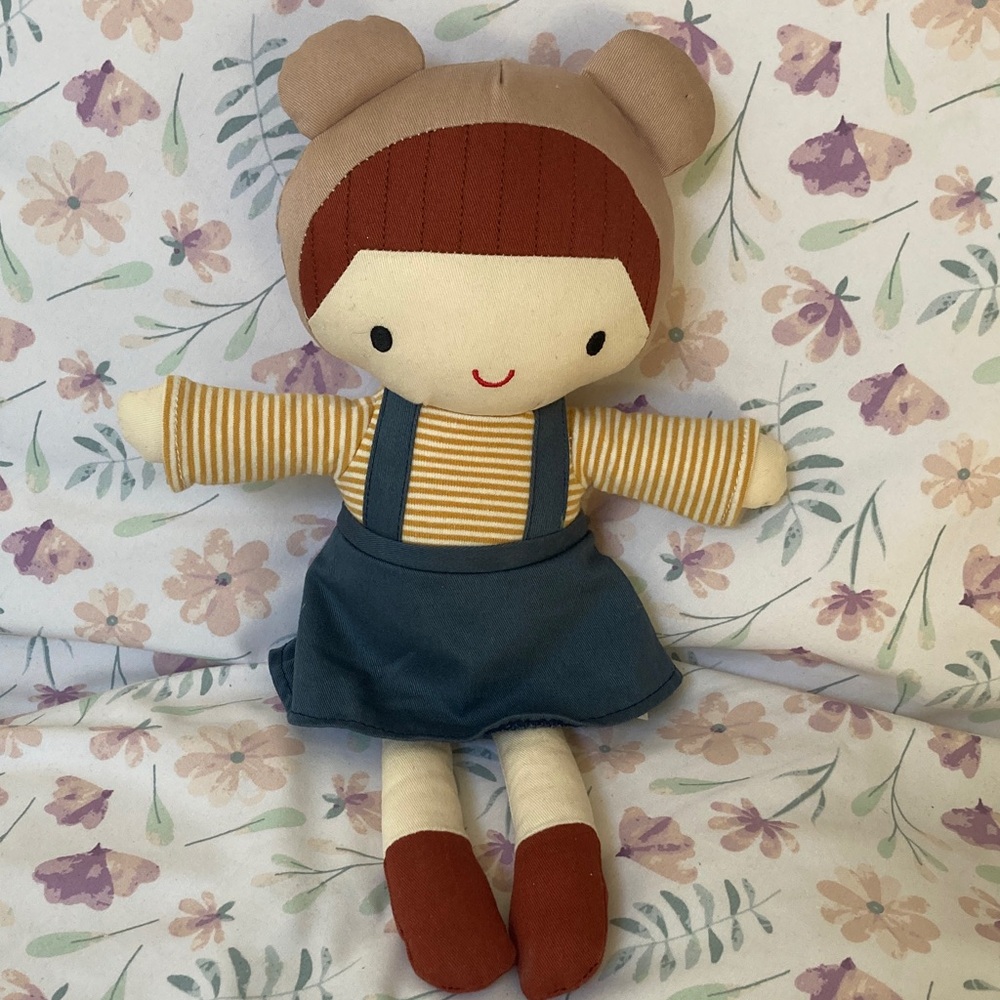 Maple Rag Doll Linzy Toys Organic Plush Soft Toy 13"